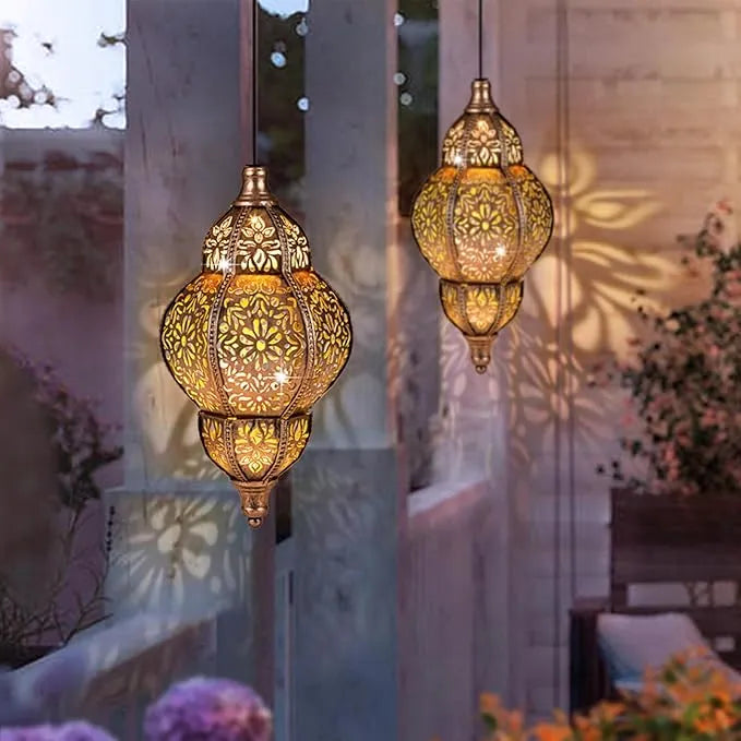 ✨Moroccan Solar Lantern – Elegant Outdoor Ambience with a Magical Glow