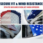 🇺🇸 American Flag Car Hood Cover
