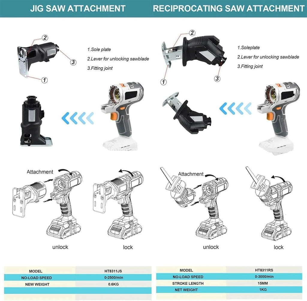 High-Performance Power Drill Set