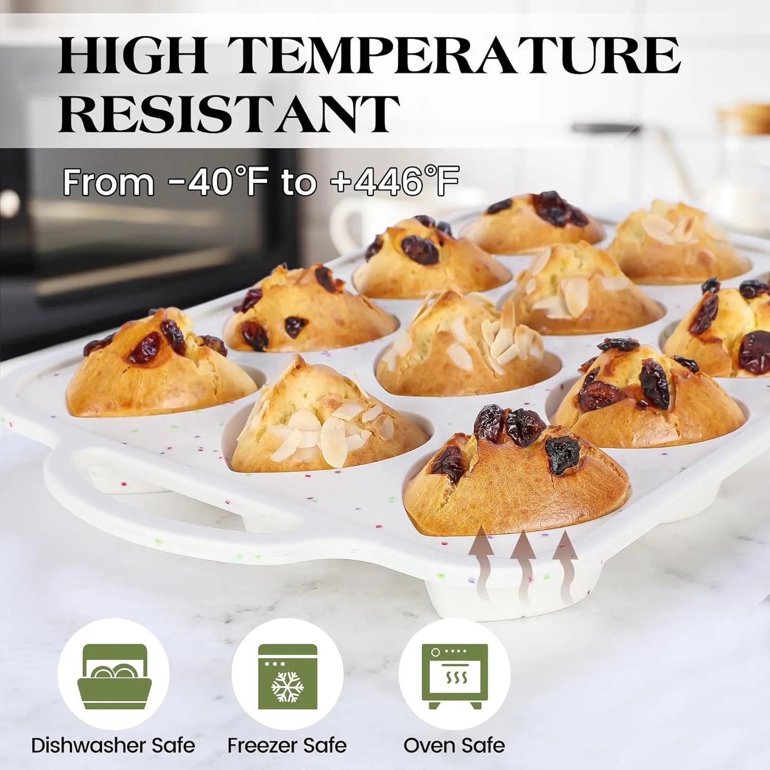 Silicone Deep Cake Mold for Egg-Based Pastries🧁