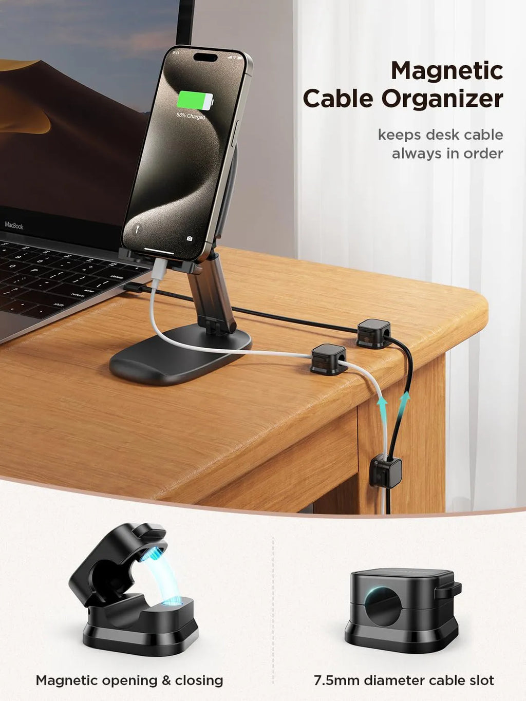 🔥Buy 2 get 2 free on the last day-Magnetic cord clip