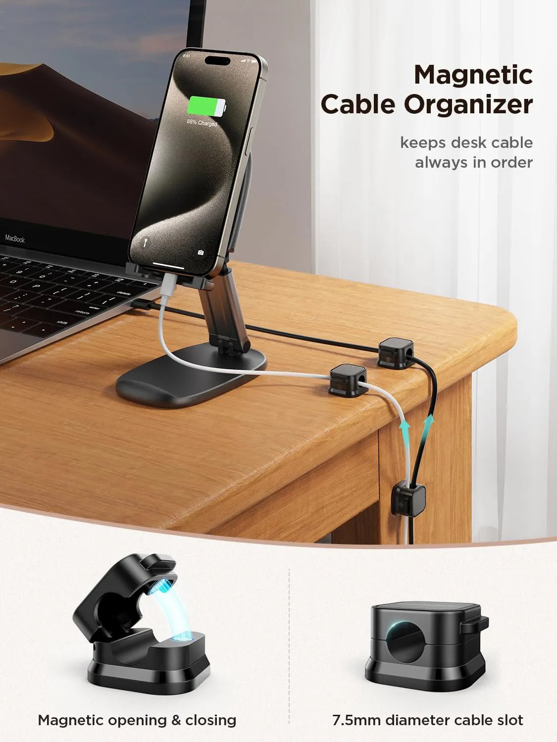 🔥Buy 2 get 2 free on the last day-Magnetic cord clip