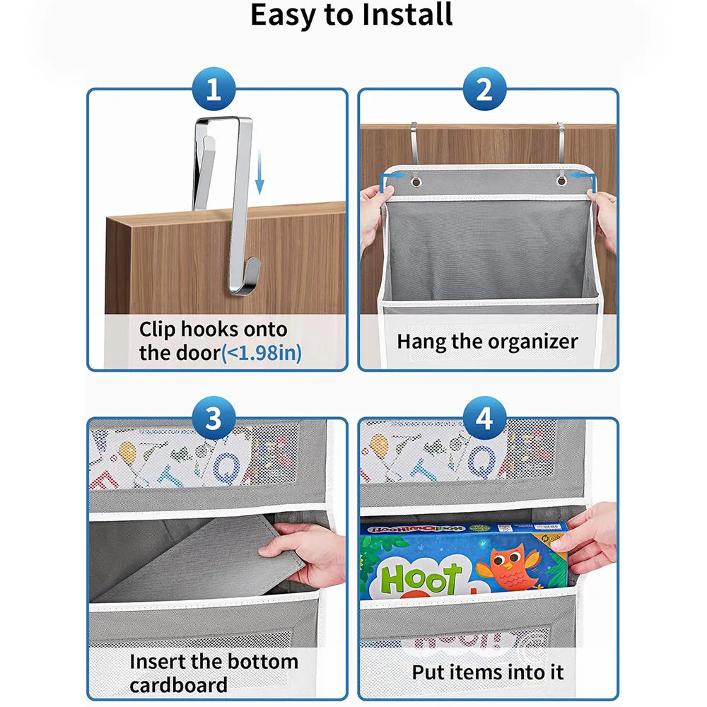 🧺 5-Tier Over-the-Door Hanging Storage Organizer
