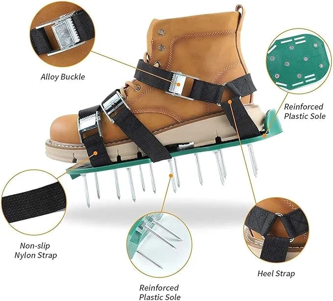 Lawn Aerator Shoes – Effortless Lawn Care for a Healthier Yard