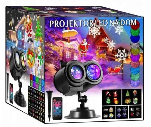 🎅 2-in-1 Outdoor Christmas Projector Light