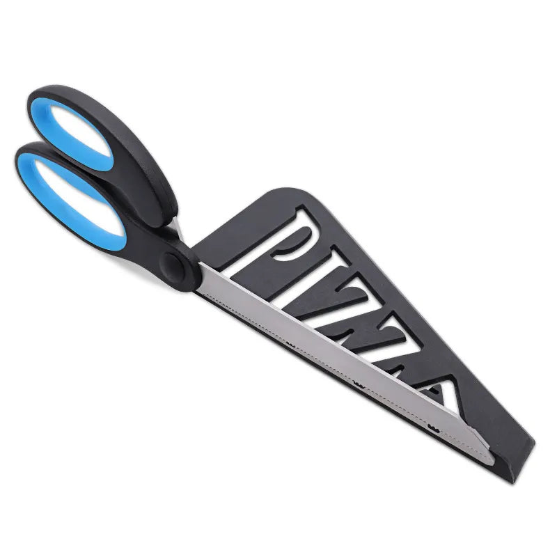 🍕 Stainless Steel Pizza Scissors with Detachable Serving Shovel
