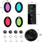🔑 Wireless Key Finder with Sound & Light – 1 Transmitter + 4 Receivers