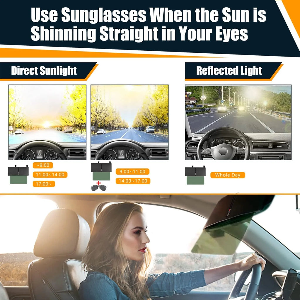 Polarized Car Sun Visor Extension