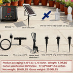 💧 12-Plant Solar Drip Irrigation Kit 🔥