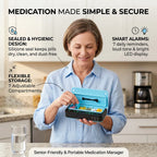 💊 Smart Electronic Pill Organizer with Alarm & LED Display
