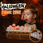 Glowing Zombie Chick Egg Tray Halloween Decoration