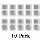 Disposable Dual-Compartment Condiment Containers with Lids