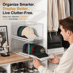 🧢 Premium Stackable Hat Storage Organizer