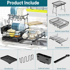 Dish Drying Rack Ends Counter Clutter Fast ✨