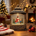 Christmas Musical Swirling Snow Lantern