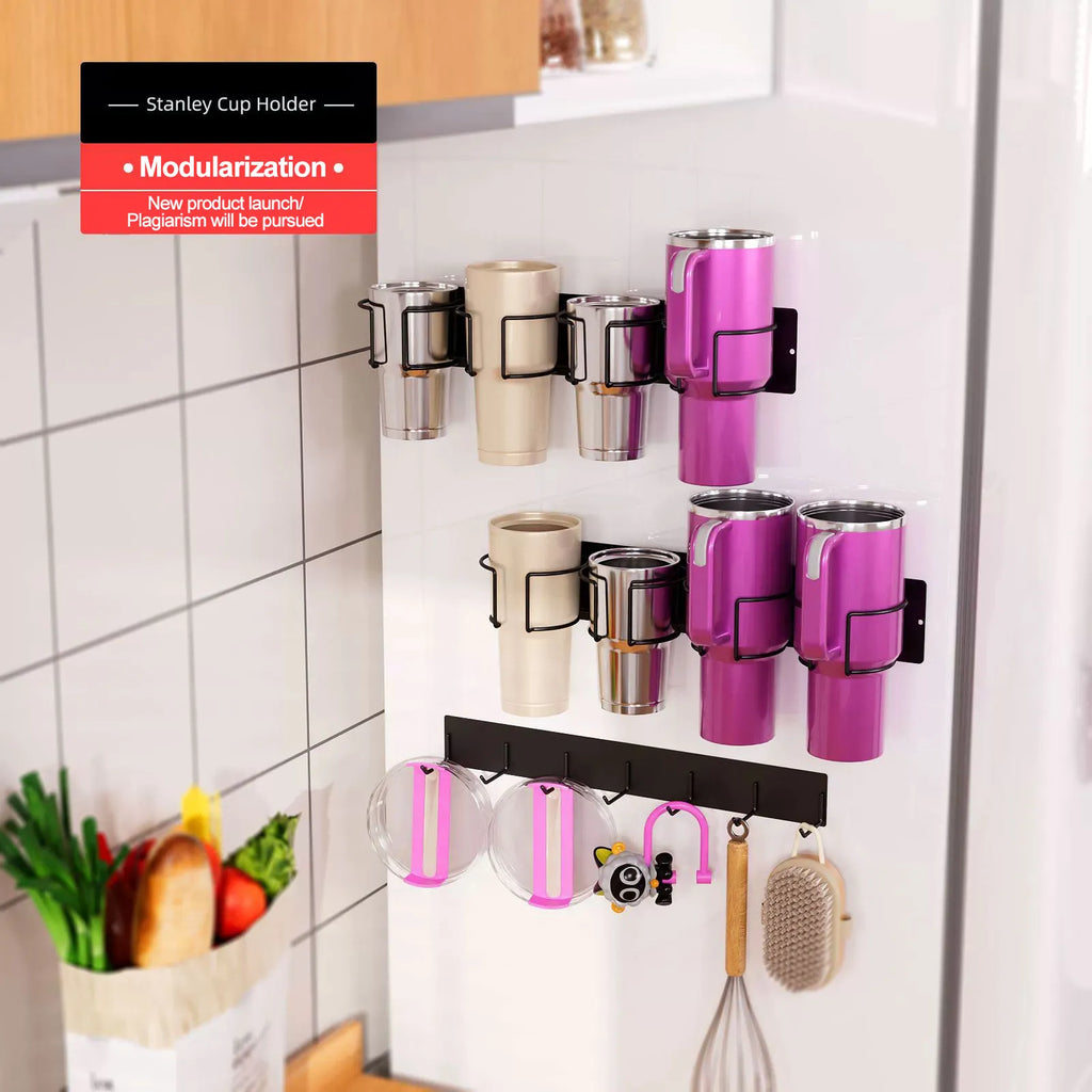 🔥Multifunctional Magnetic Cup Holder – A Convenient Solution for Your Storage Needs