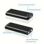 🎙️ HD Digital Voice Recorder & MP3 Player