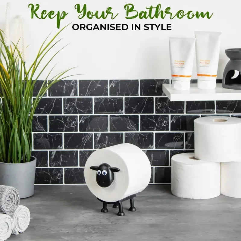 🐑 Sheep Toilet Paper Holder – Make Your Bathroom Baa-rilliant!