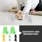 Clockwork Walking Movement Toy Rewinding Part Walking Feet Crafts Base