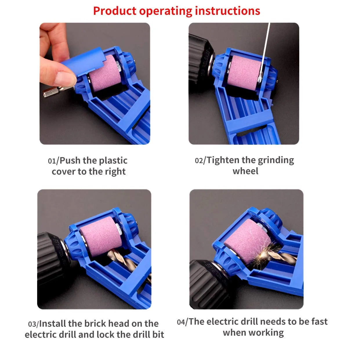 Drill Bit Sharpener Portable Diamond Drill Bit Sharpening Tool