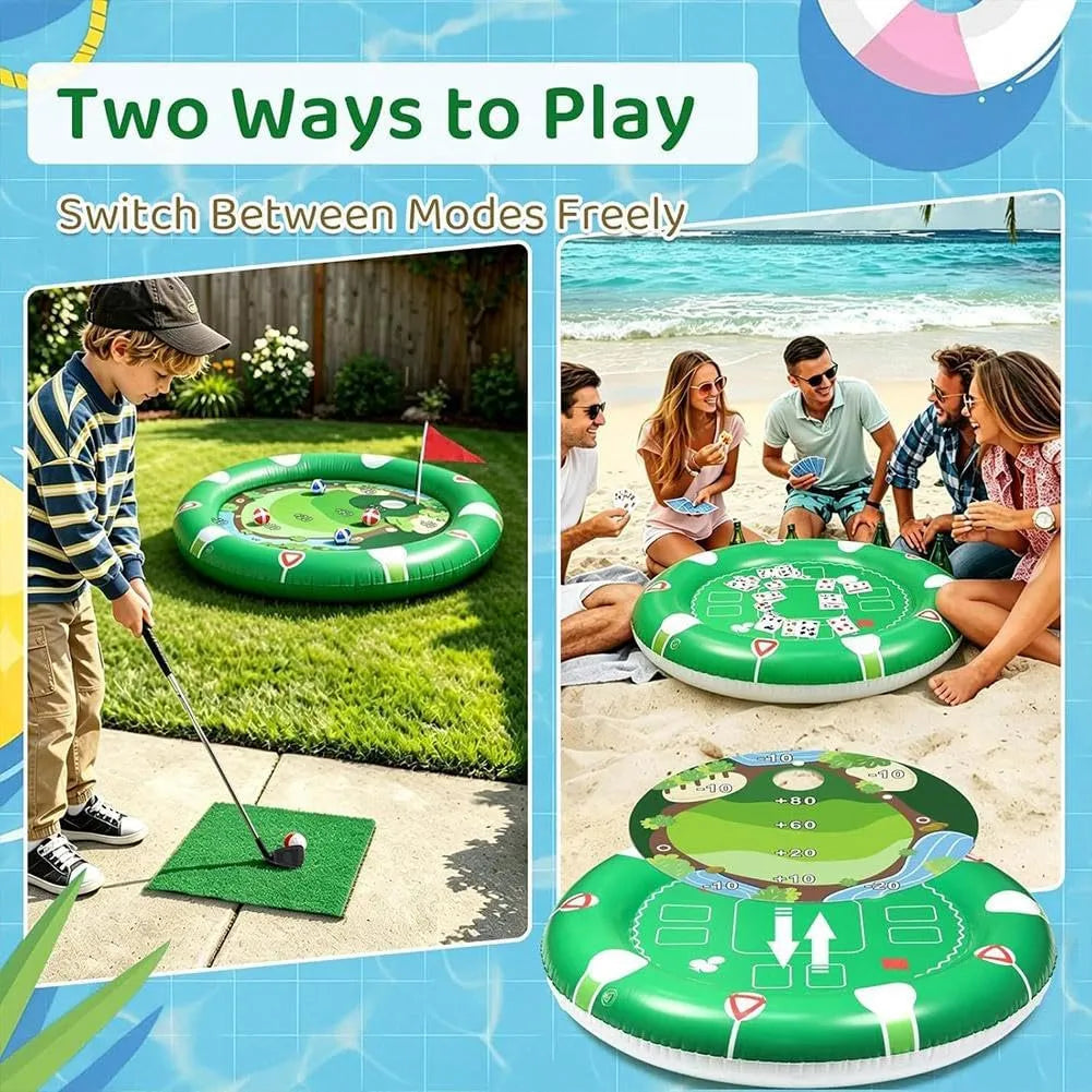 Inflatable Floating Golf Target Game – Pool, Lawn & Family Play