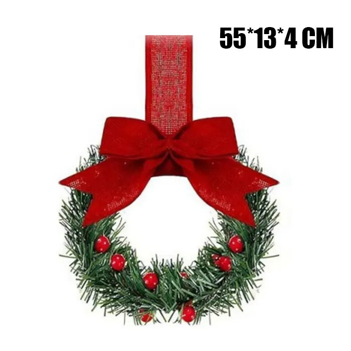 🎄 Versatile Mini Christmas Wreaths – Perfect Festive Decor for Every Corner!