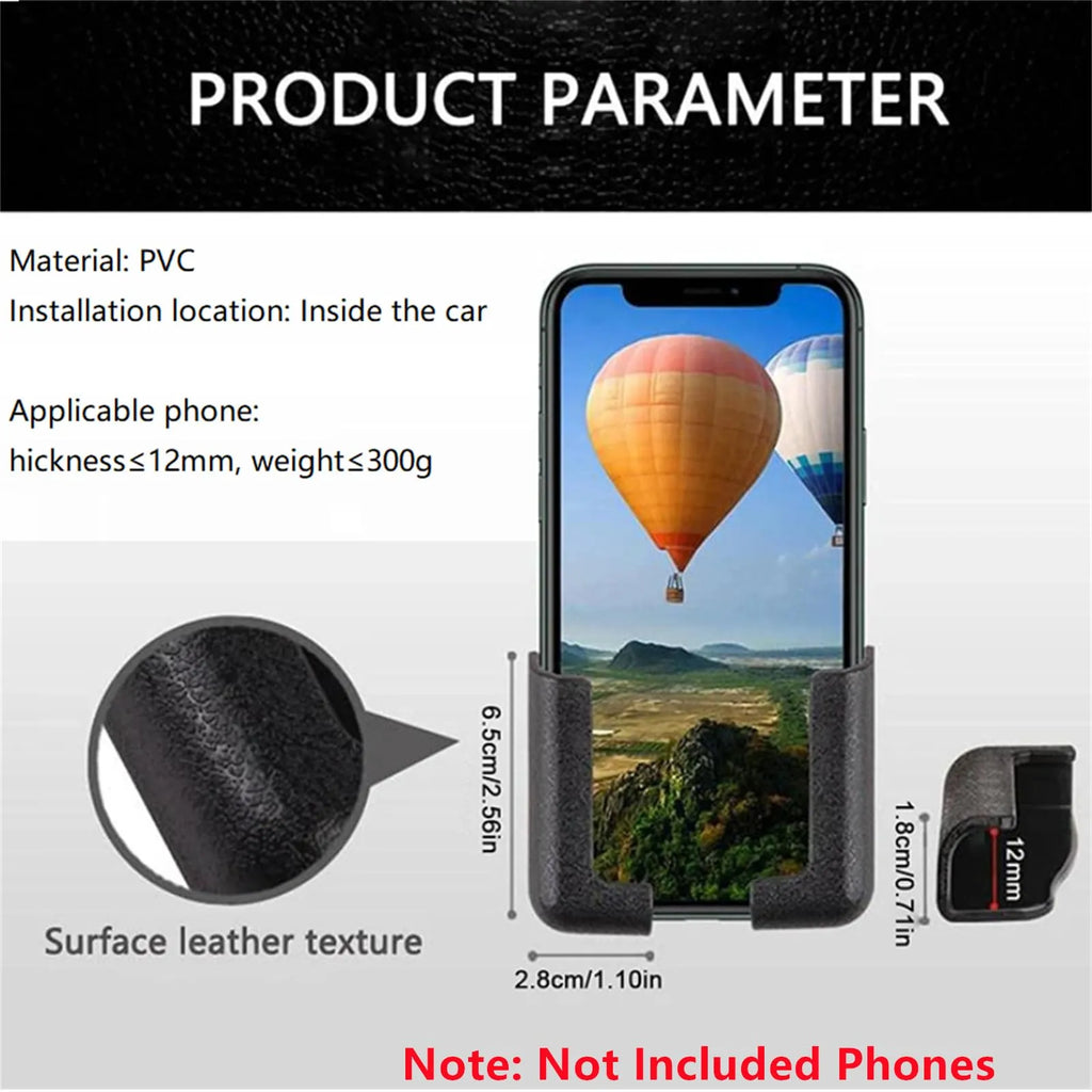 Wall-Mounted Adjustable Phone Holder – Smart, Hands-Free Storage for Every Room