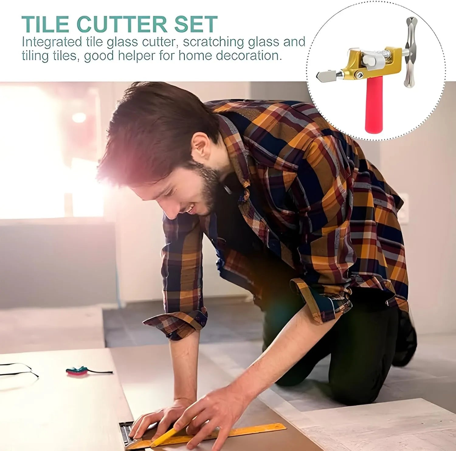 Portable Manual Tile Glass Cutting Tool