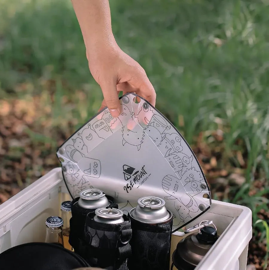 3-Piece Portable Camping Tableware Set – Foldable Plate, Bowl, and Cup for Outdoor Picnics and Camping