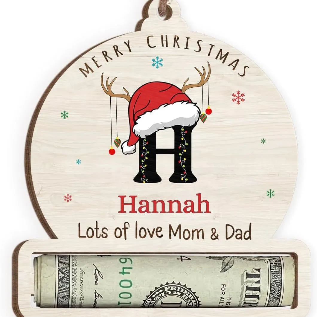 🎁Handmade Christmas Cash Gift Bag