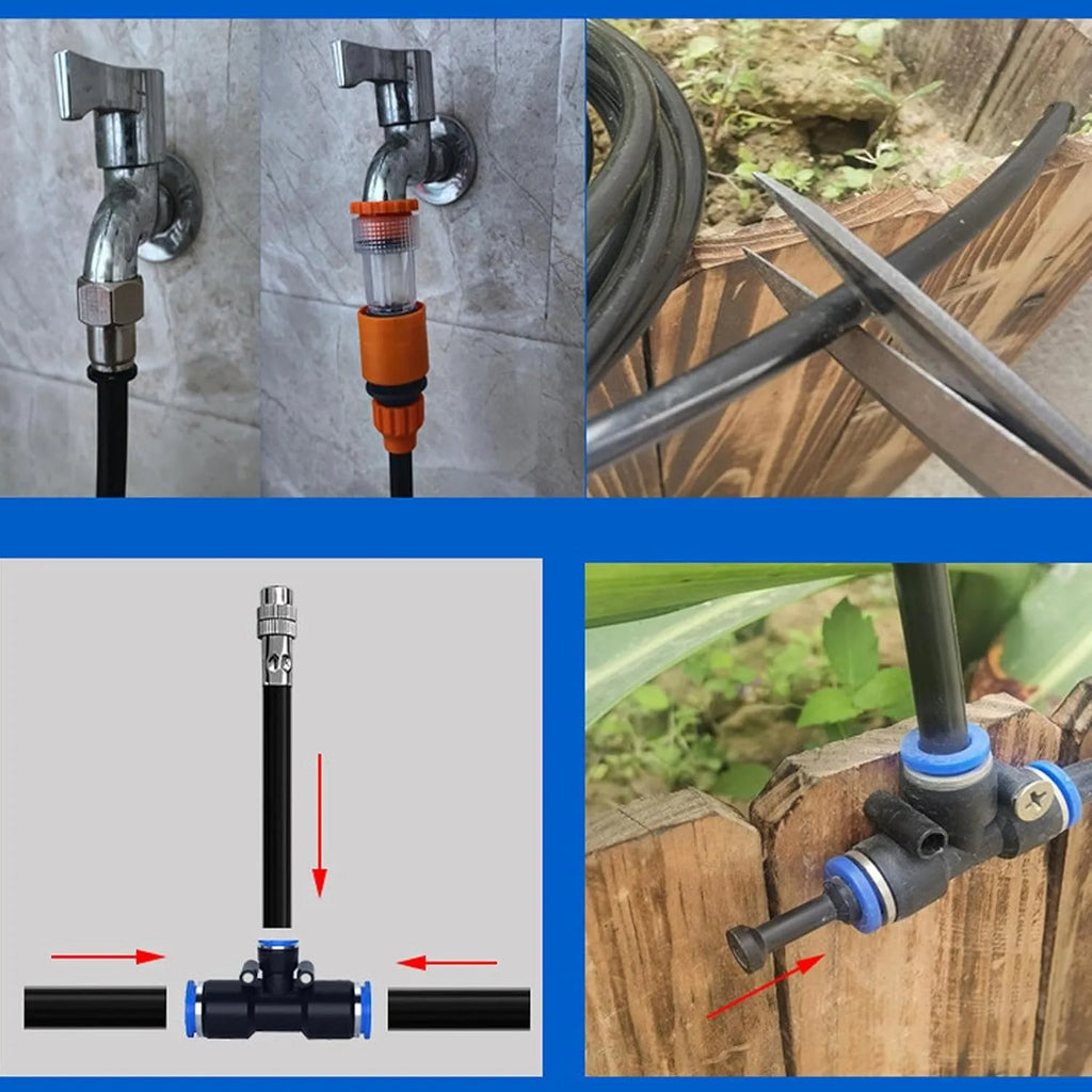 Outdoor Misting Cooling System