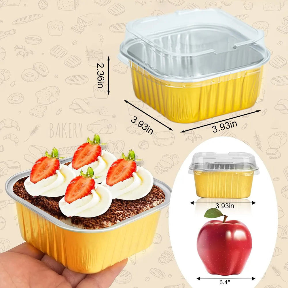 🧁✨Mini Cake Molds with Lids