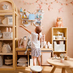 🦋 Butterfly-Shaped Storage Rack for Dolls & Players