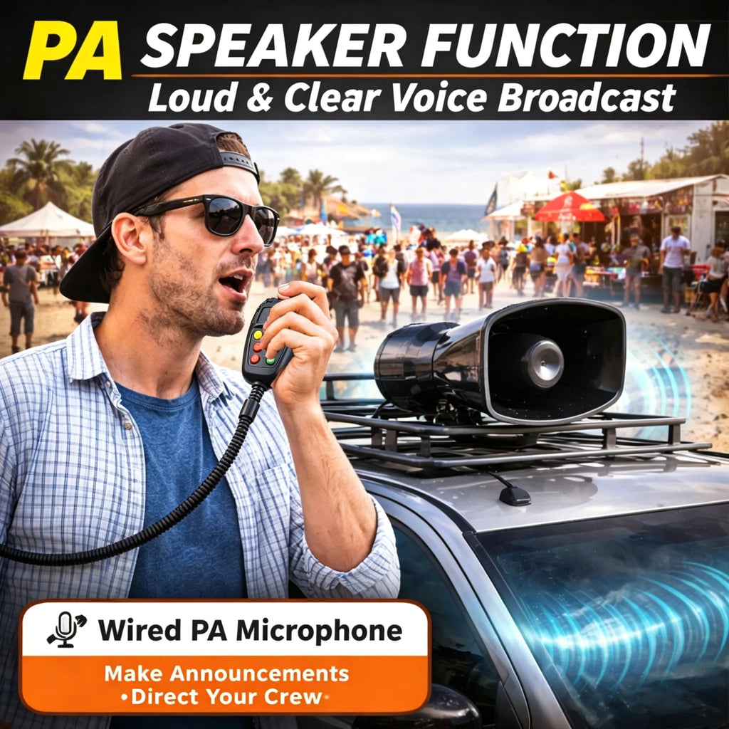🚨 7-Mode Horn with Microphone