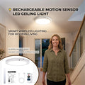 💡Rechargeable Motion Sensor LED Ceiling Light