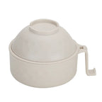 Title: Microwave Ramen Bowl Set – Wheat Straw Instant Noodle Bowl with Handles, Spoon, Chopsticks, Fork