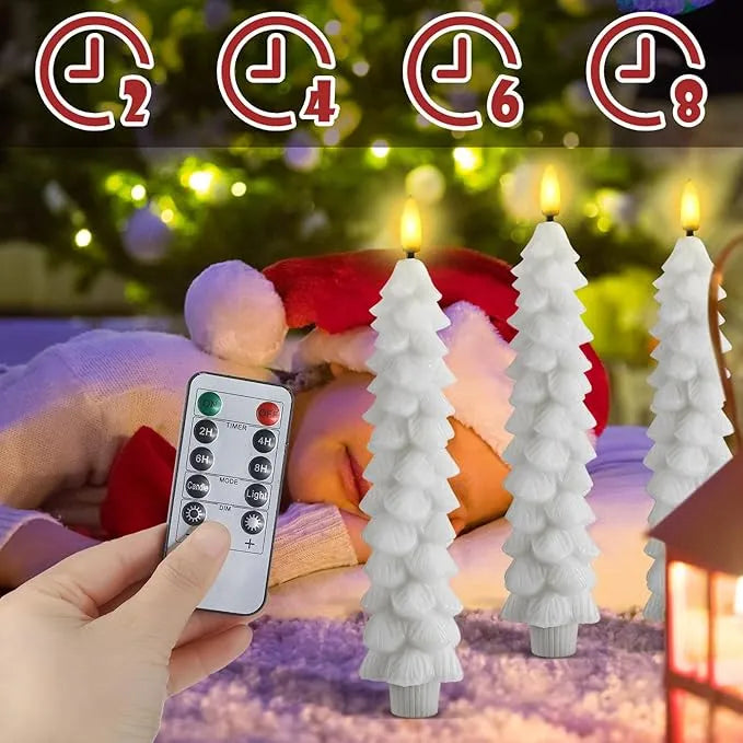 Flameless Taper Candles 🕯