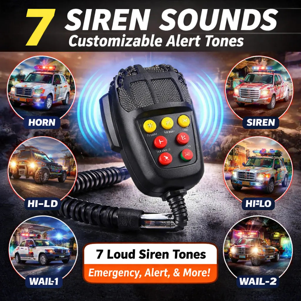 🚨 7-Mode Horn with Microphone