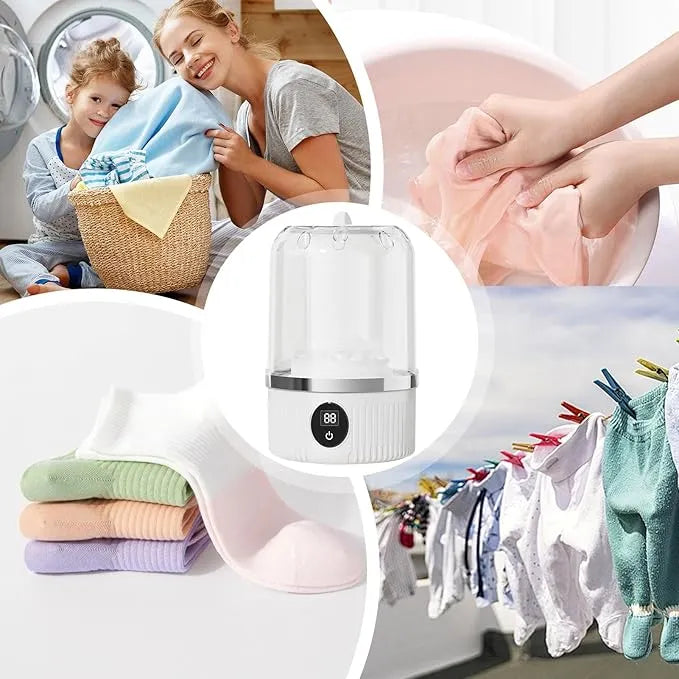Mini Portable Underwear Washer - Ultrasonic Cleaning for Your Delicates