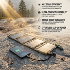 ☀️ Foldable 10W Solar Charger Panel with USB Output