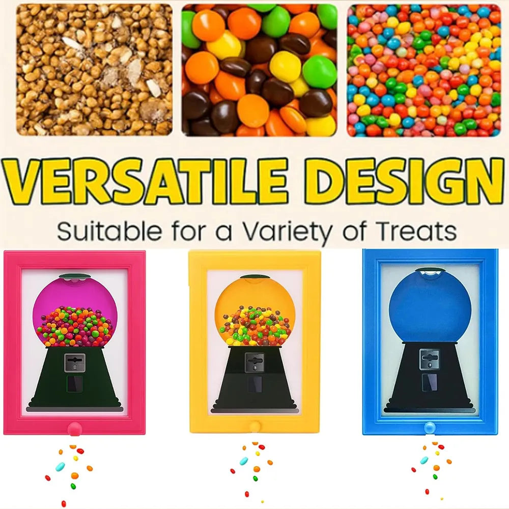 🍬 Wall-Mounted Candy Dispenser Frame – Fun Framed Snack Organizer