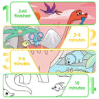 🎨 Toddler Watercolor Coloring & Doodle Book - A Fun, Mess-Free Creative Activity new！