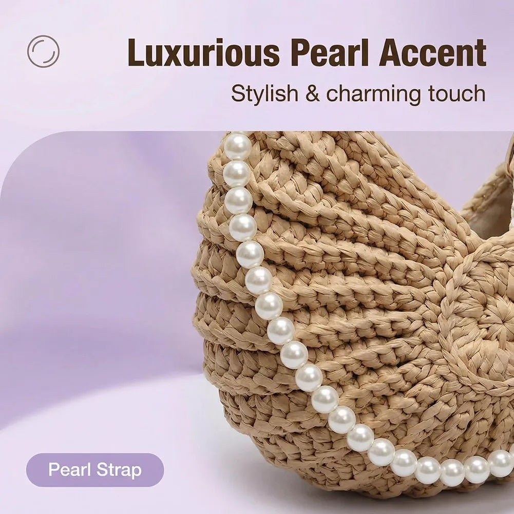🐚 Handmade Crochet Seashell Tote Bag – Bohemian Summer Shoulder Bag