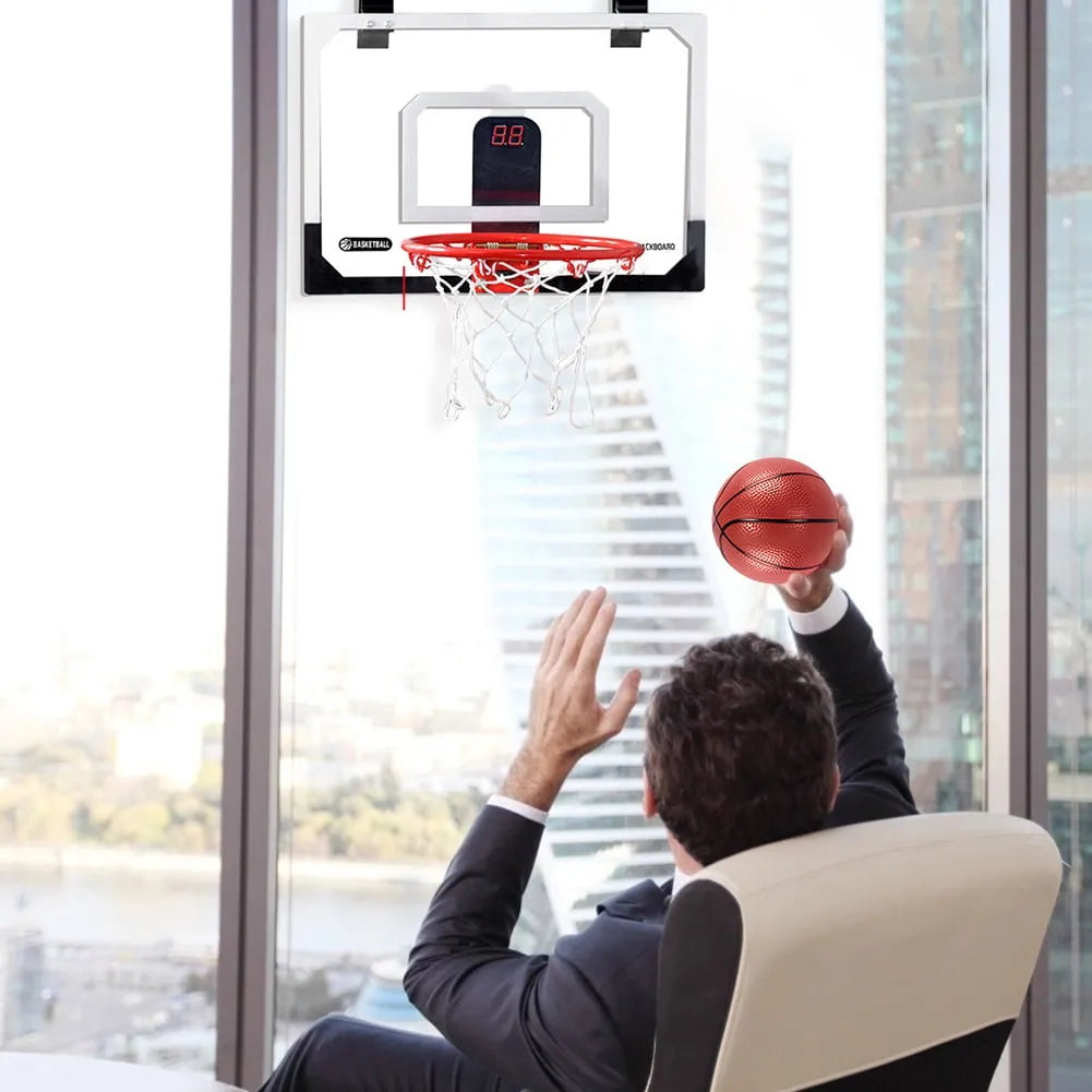 Foldable Wall Mounted Basketball Hoop - Sports Toys for Boys and Girls