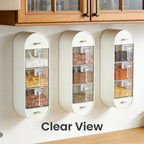 🧂Punch-free wall-mounted spice storage box