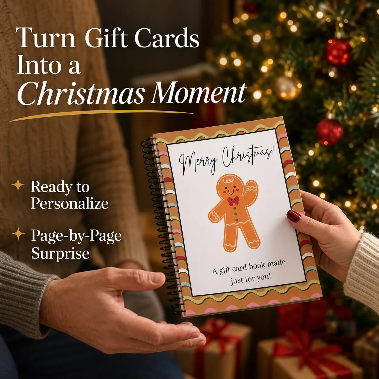 Merry Surprises Christmas Gift Card Book