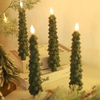 Flameless Taper Candles 🕯