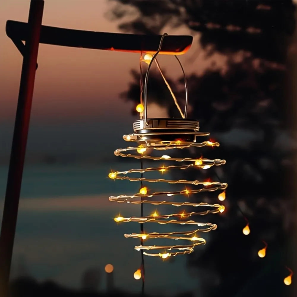 4-Pack Outdoor Solar Pendant Lights ✨🌙