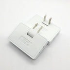 180° Rotating Flat Plug Adapter — 3-Outlet Space Saver