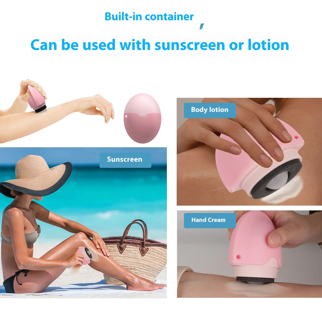 Silicone Sunscreen Applicator – Roll-on Lotion Sponge